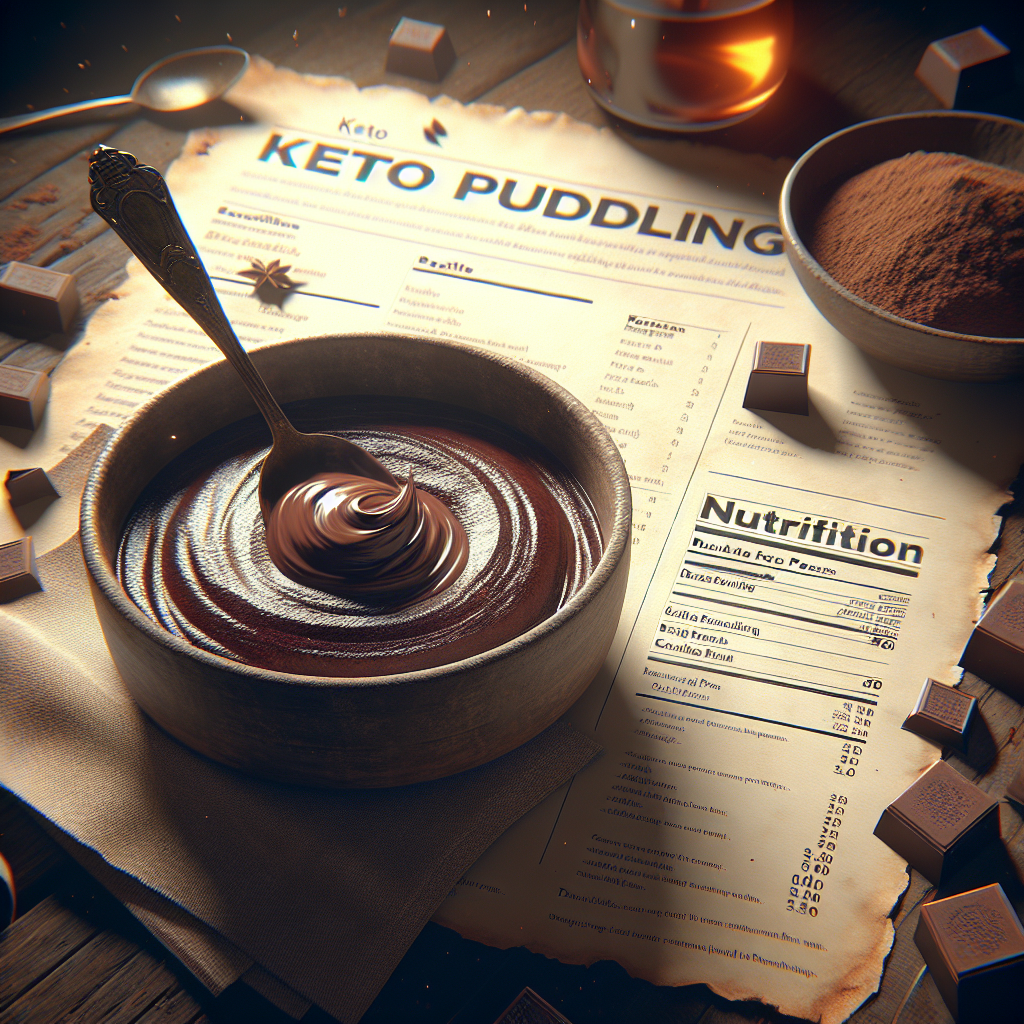 Keto Chocolate Pudding recipe and nutrition information